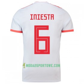 Koszulka Hiszpania A.iniesta 6 Mistrzostwa Świata 2018 Wyjazdowe Stroje Piłkarskie